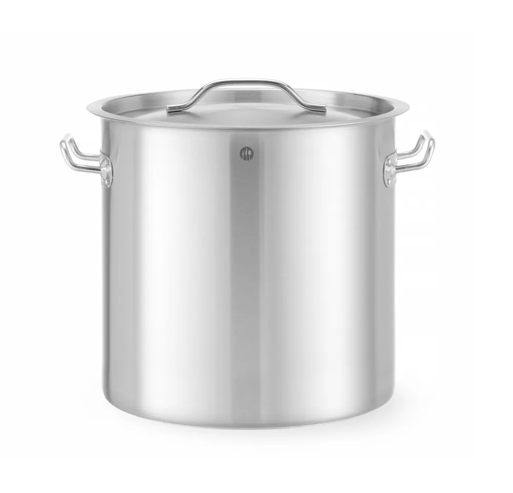 Stew pot high - with lid, HENDI, Budget Line, 21L, ⌀300x(H)300mm
