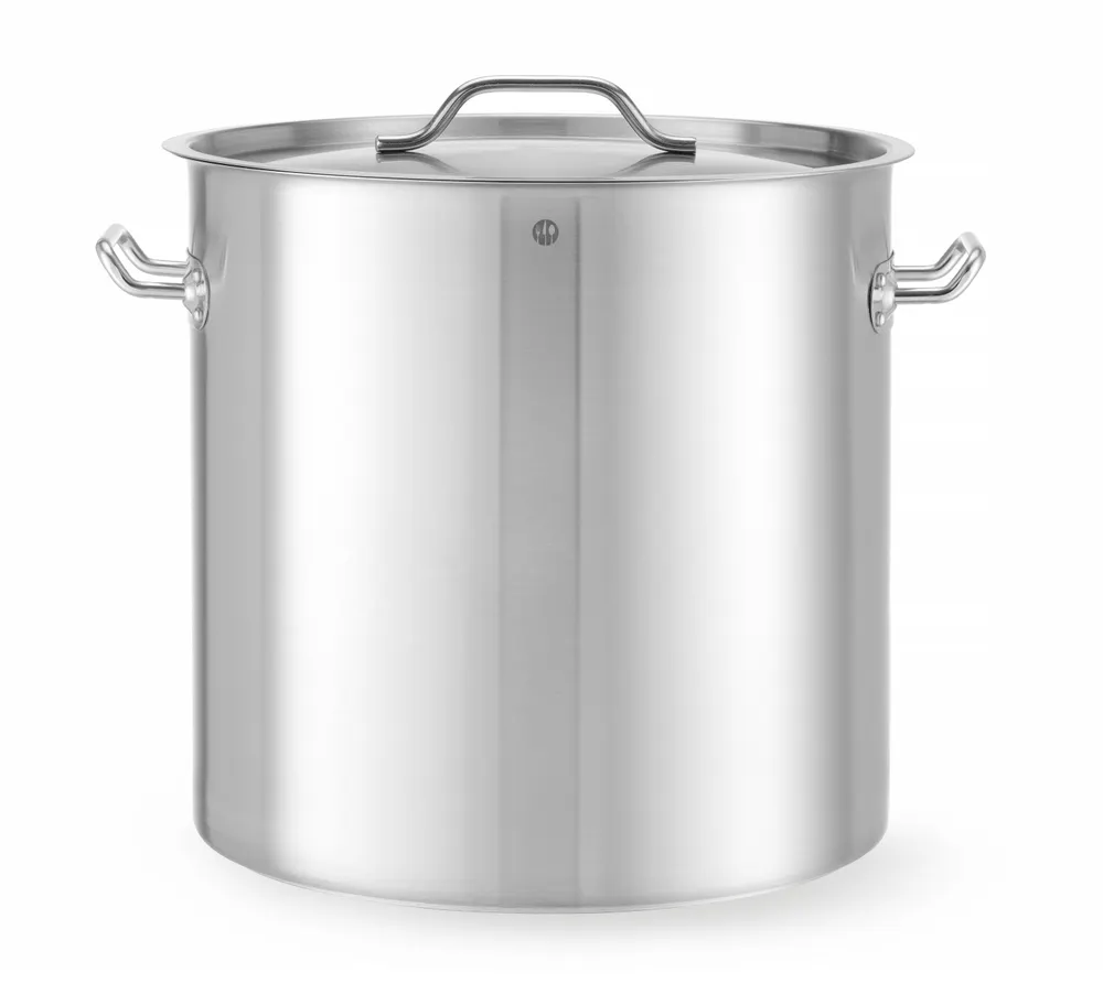Stew pot high - with lid, HENDI, Budget Line, 50L, ⌀400x(H)400mm