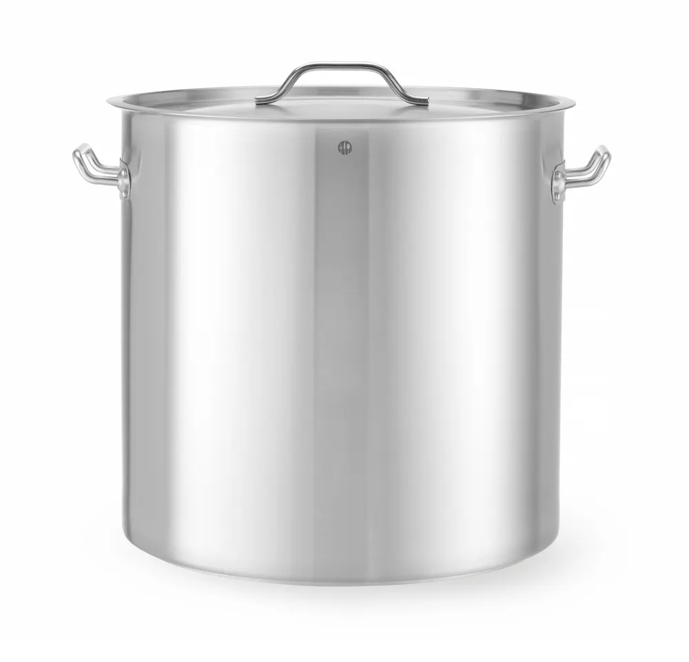 Stew pot high - with lid, HENDI, Budget Line, 71L, ⌀450x(H)450mm