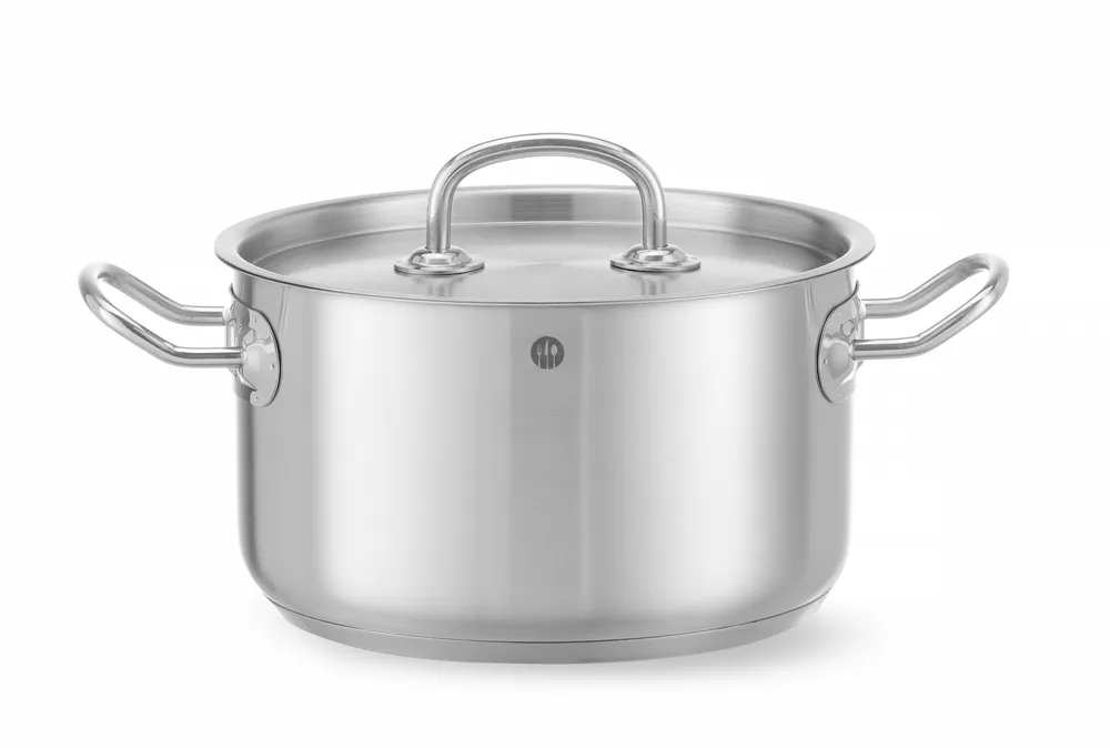 Stew pot medium – with lid, HENDI, Kitchen Line, 3,5L, ⌀200x(H)115mm