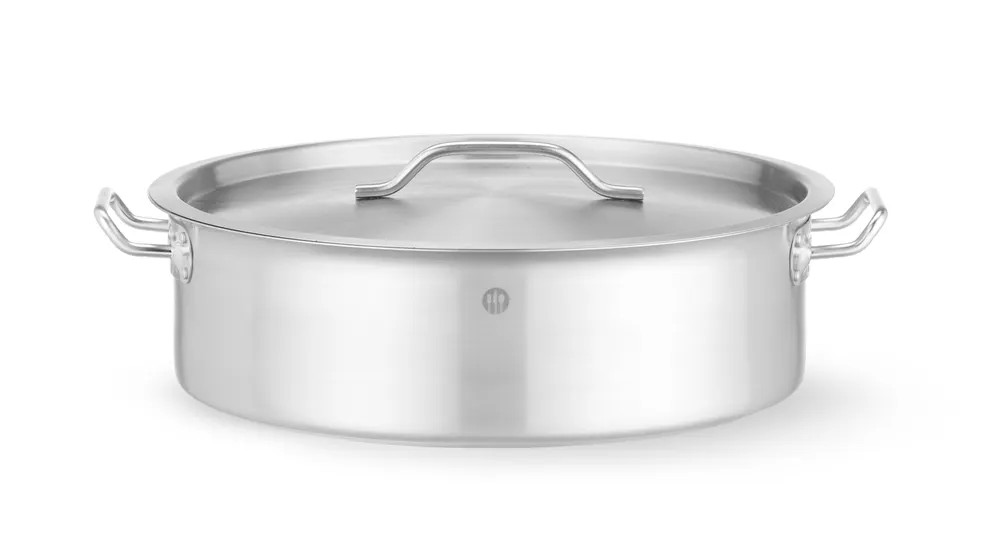 Vis Low pot with lid, HENDI, 10,8L, ⌀360x(H)110mm, Round, bilde 2