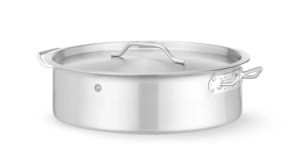Vis Low pot with lid, HENDI, 10,8L, ⌀360x(H)110mm, Round, bilde 3