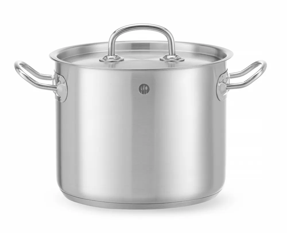Stew pot high – with lid, HENDI, Kitchen Line, 5L, ⌀200x(H)160mm