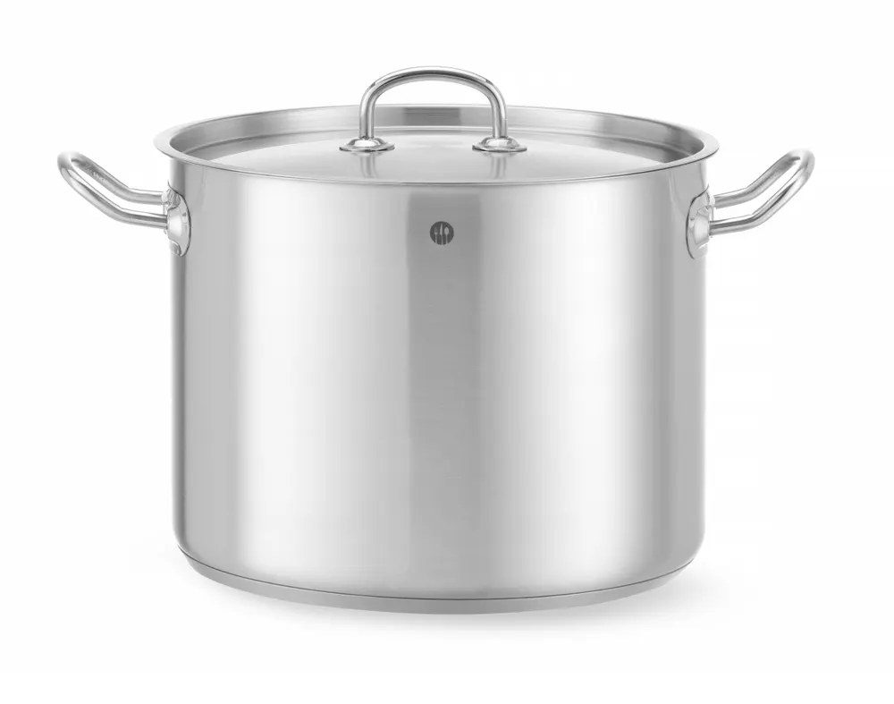Stew pot high – with lid, HENDI, Kitchen Line, 13,5L, ⌀280x(H)220mm