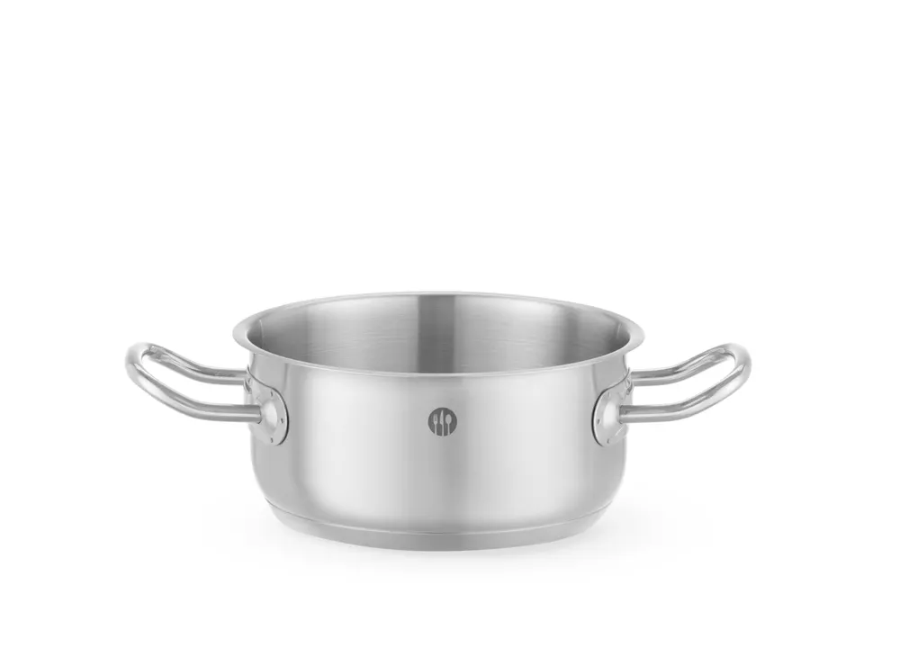 Stew pot low - without lid, HENDI, Kitchen Line, 1,4L, ⌀160x(H)75mm