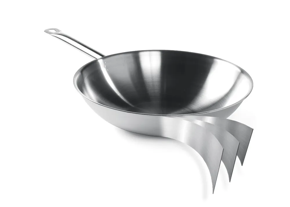 Vis Wok 3-ply - without lid, HENDI, ⌀360x(H)100mm, bilde 2