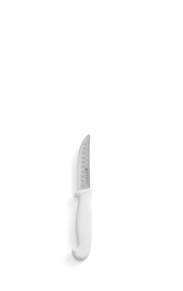 Universal knife with a Granton edge, HENDI, short model, White, (L)190mm