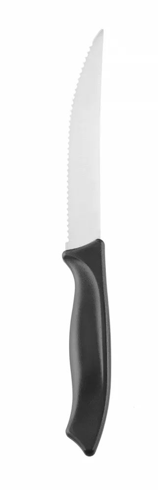 Steak knife, serrated, HENDI, Black, (L)227mm, Serrated