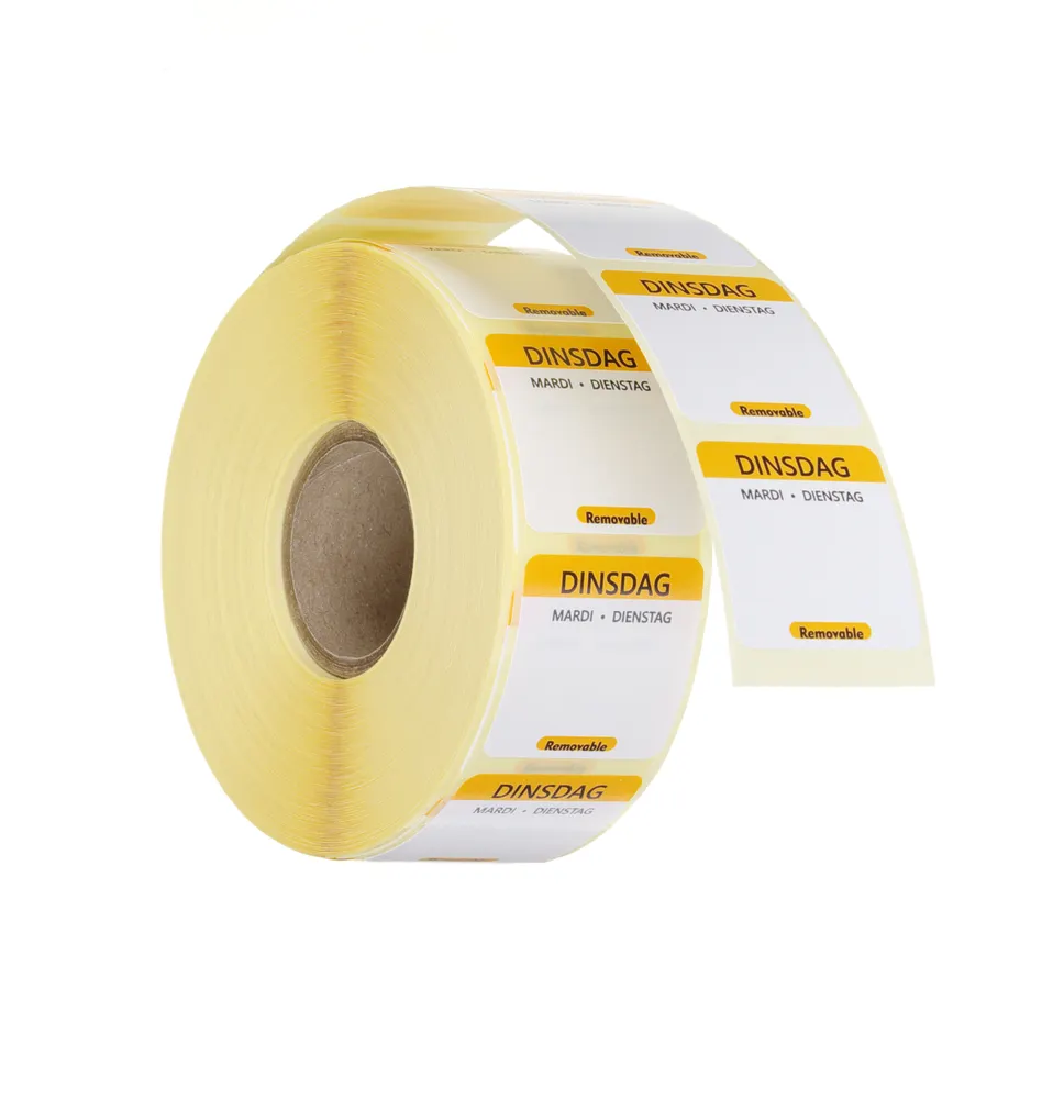 Vis Daily food safety labels, multi-use, easy removable , HENDI, Friday, Green, 1000 pcs., 25x25mm, bilde 4