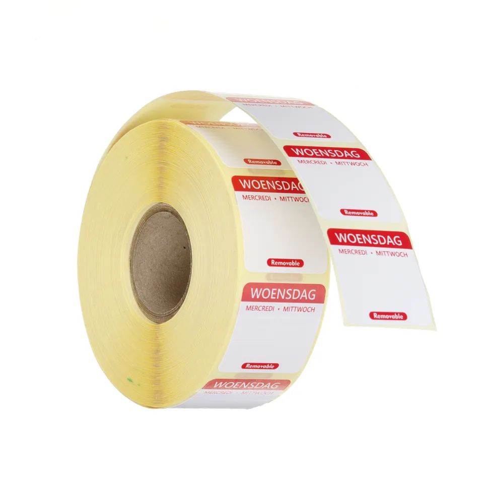 Vis Daily food safety labels, multi-use, easy removable , HENDI, Friday, Green, 1000 pcs., 25x25mm, bilde 5