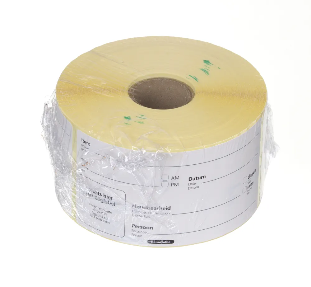 Vis Food rotation labels, multi-use, easy removable, HENDI, White, 500 pcs., 100x50mm, bilde 2