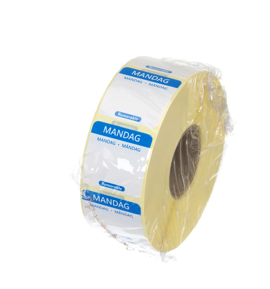 Vis Daily food safety labels, multi-use, easy removable , HENDI, Friday, Green, 1000 pcs., 25x25mm, bilde 4