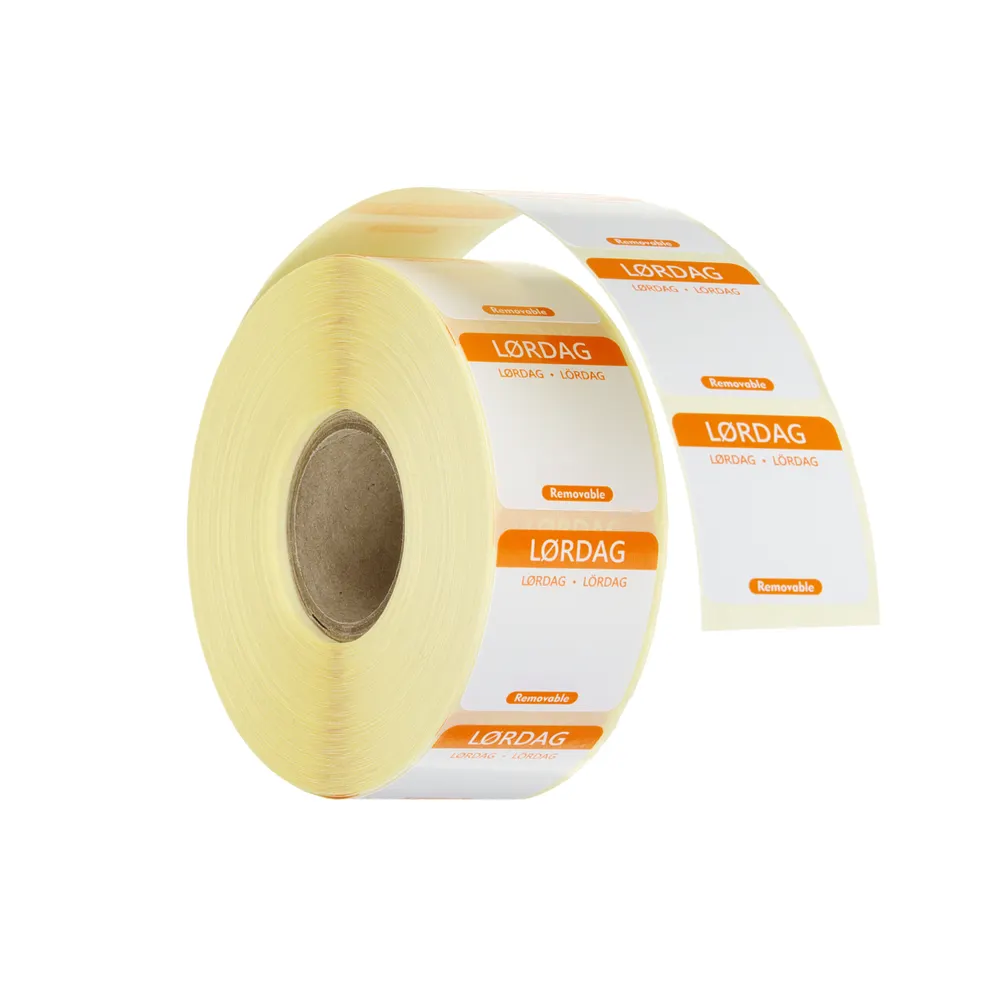 Daily food safety labels, multi-use, easy removable , HENDI, Saturday, Orange, 1000 pcs., 25x25mm