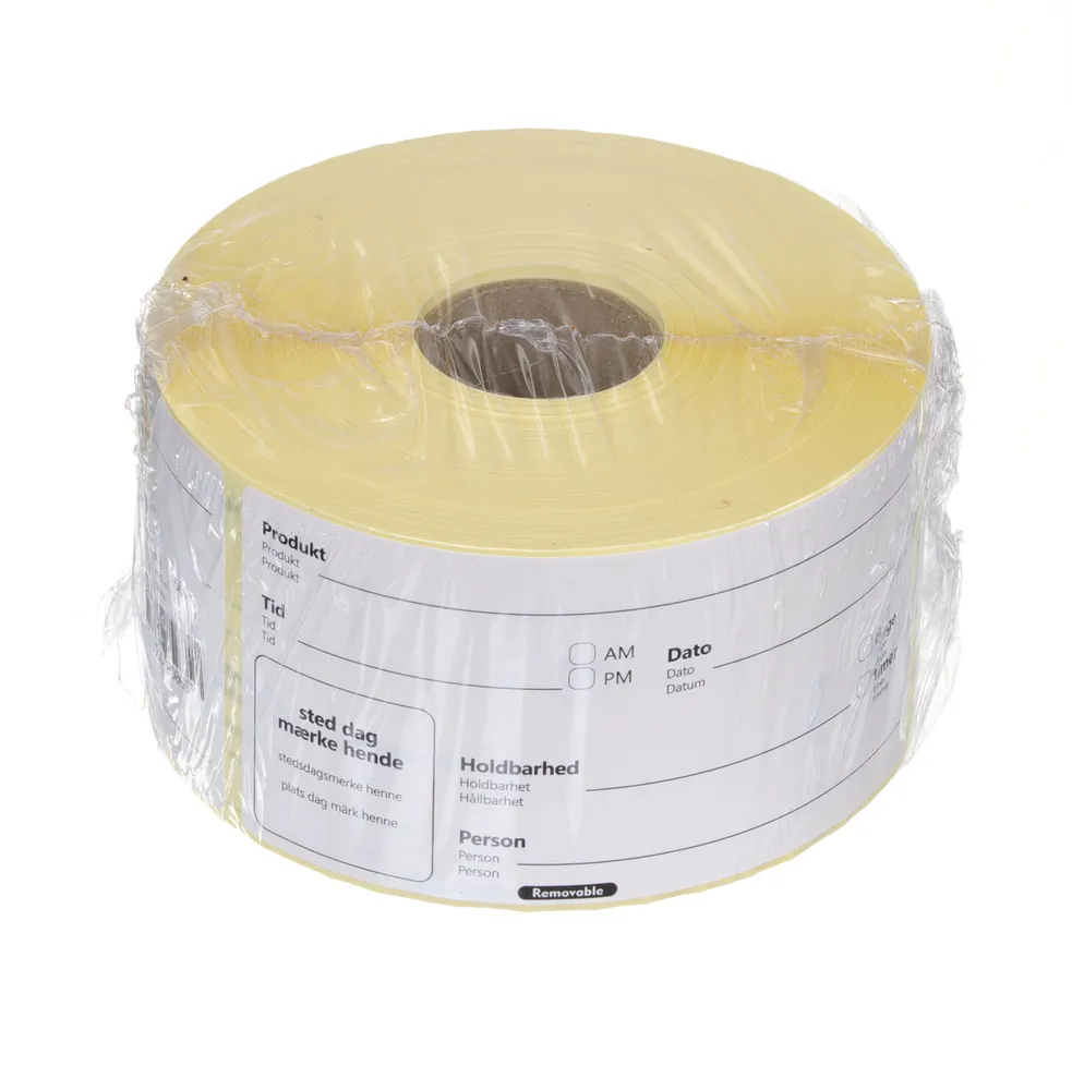 Vis Food rotation labels, multi-use, easy removable, HENDI, White, 500 pcs., 100x50mm, bilde 2