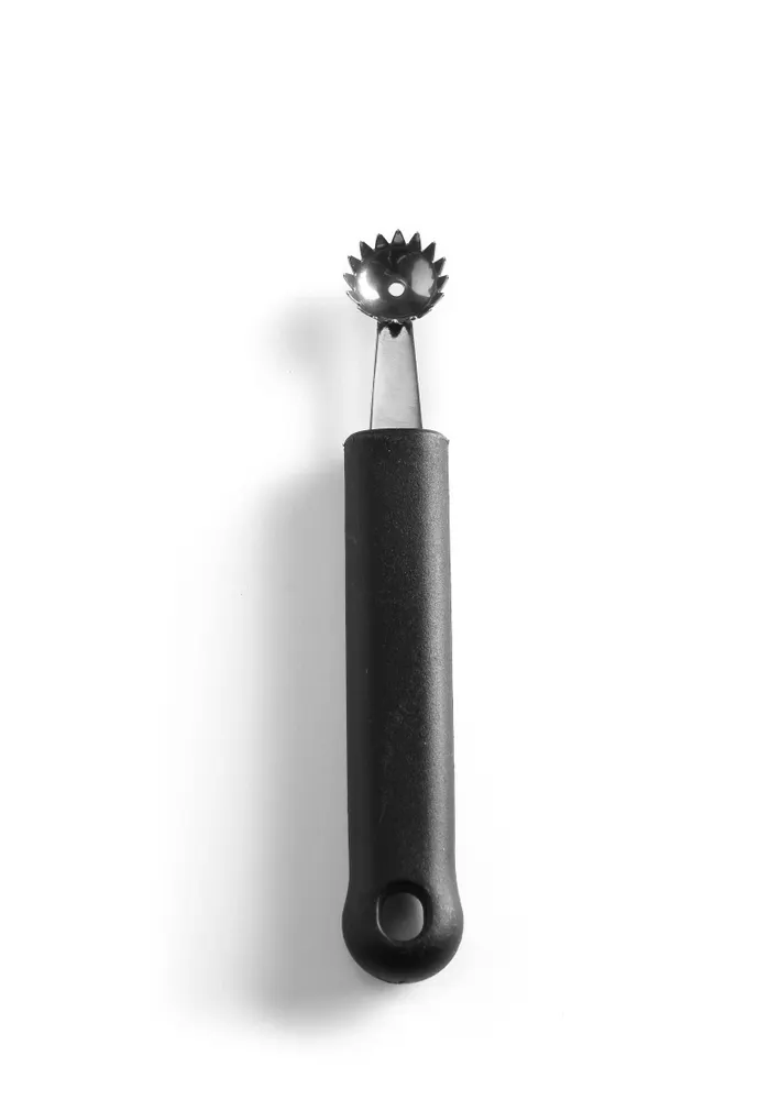 Melon scoop serrated, HENDI, Black, (L)150mm