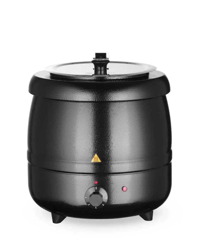 Soup kettle, HENDI, Kitchen Line, 8L, Black, 230V/400W, ⌀330x(H)363mm