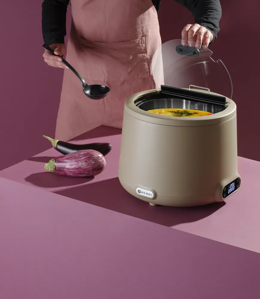 Vis Soup kettle UNIQ , HENDI, designed by Robert Bronwasser, 8L, Beige, 230V/500W, ⌀365x(H)325mm, bilde 4