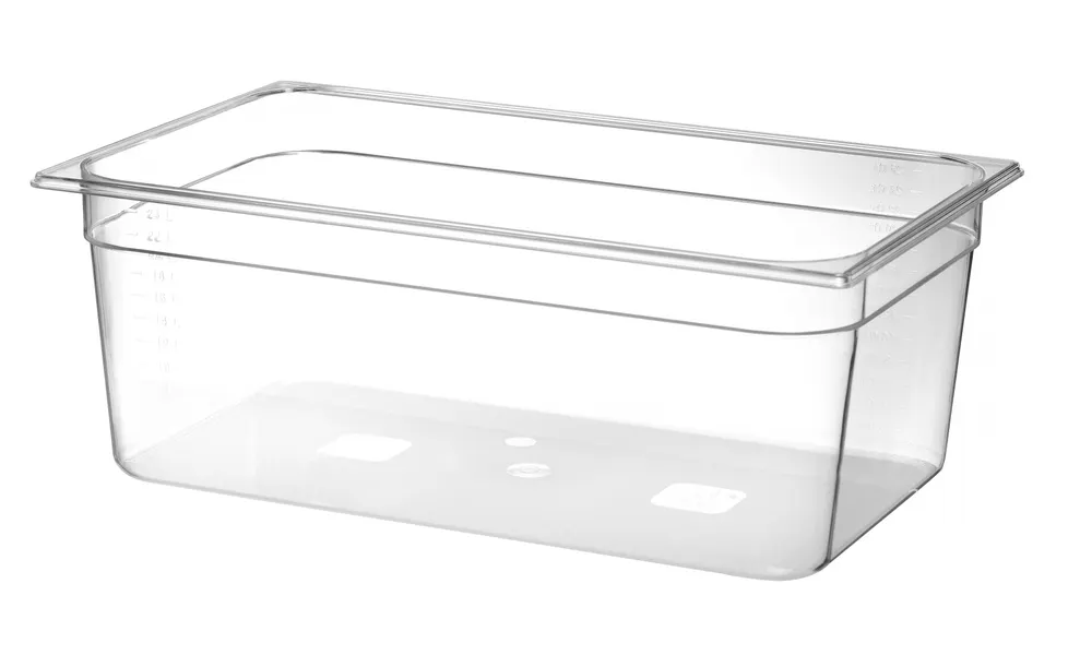 Vis Container GN 1/1 polycarbonate, HENDI, Profi Line, GN 1/1, 14L, Transparent, 530x325x(H)100mm, bilde 5