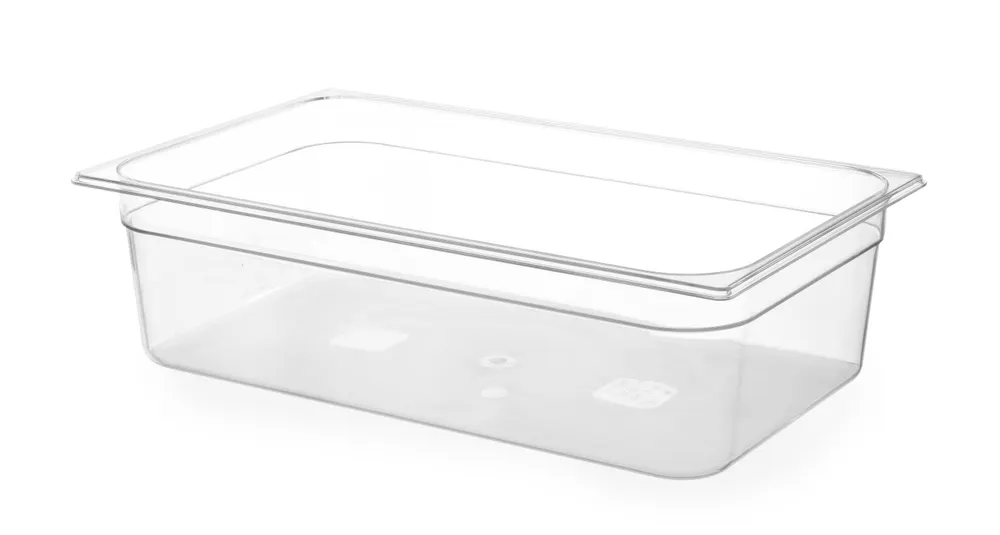 Vis Container GN 1/1 polycarbonate, HENDI, Profi Line, GN 1/1, 14L, Transparent, 530x325x(H)100mm, bilde 4