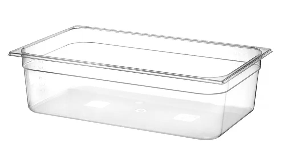 Vis Container GN 1/1 polycarbonate, HENDI, Profi Line, GN 1/1, 21L, Transparent, 530x325x(H)150mm, bilde 2