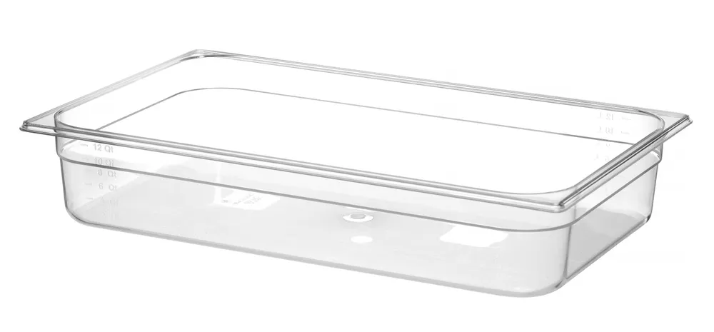 Vis Container GN 1/1 polycarbonate, HENDI, Profi Line, GN 1/1, 14L, Transparent, 530x325x(H)100mm, bilde 2