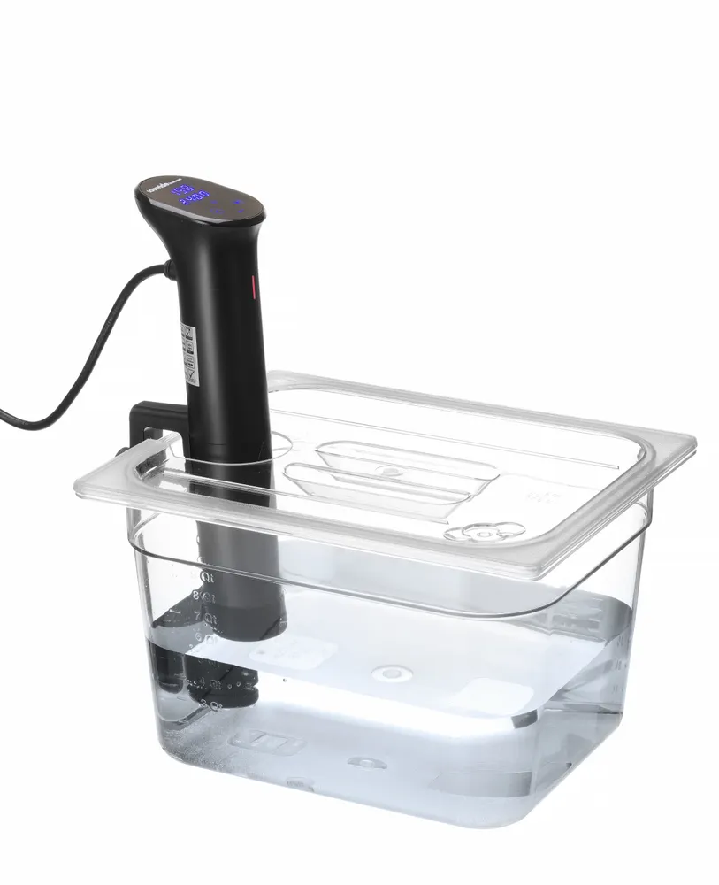Vis Lid for GN containers with sous vide stick recess, HENDI, GN 1/2, Transparent, 265x325mm, bilde 3