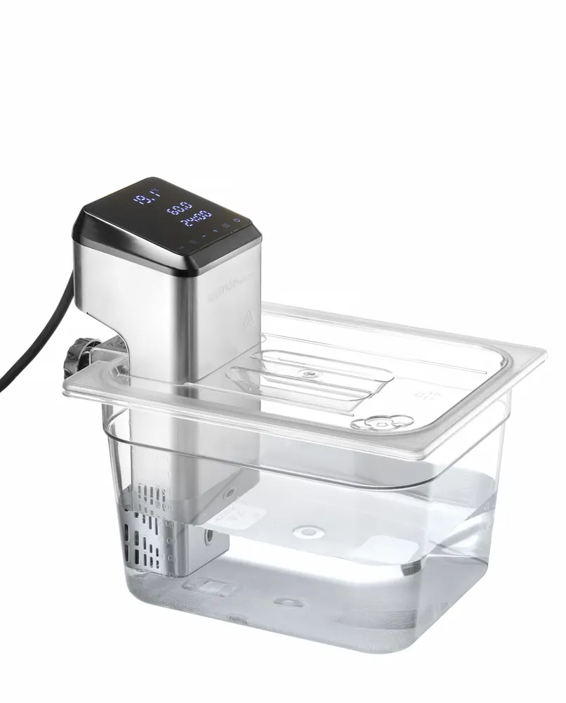 Vis Lid for GN containers with sous vide stick recess, HENDI, GN 1/1, Transparent, 530x325mm, bilde 4