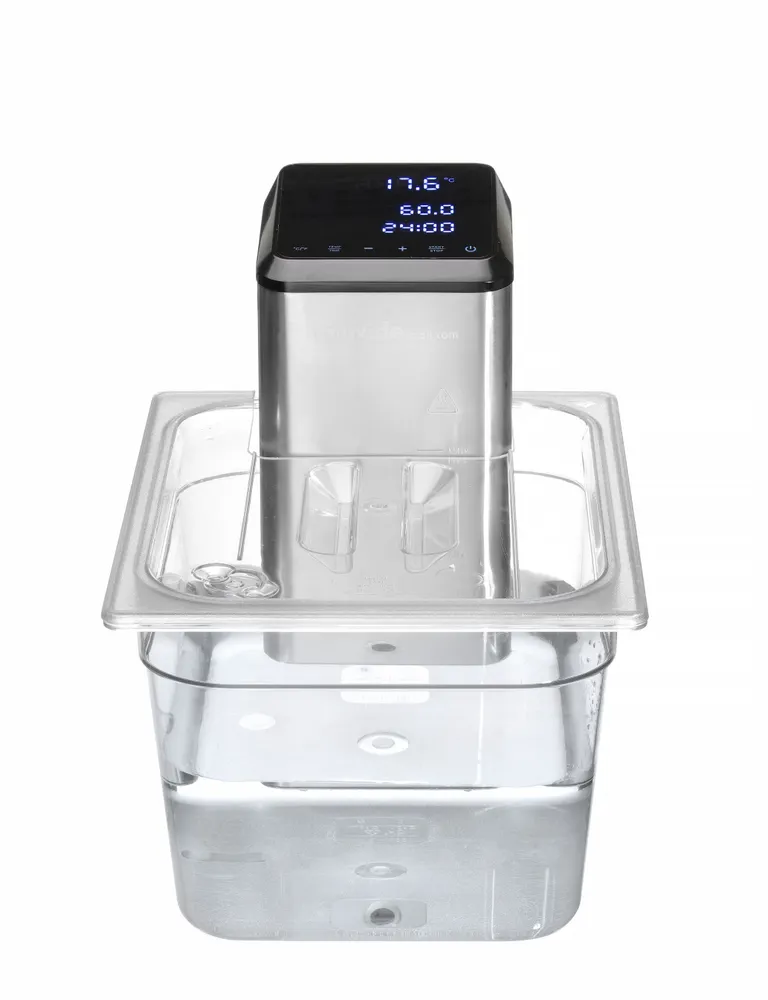 Vis Lid for GN containers with sous vide stick recess, HENDI, GN 1/1, Transparent, 530x325mm, bilde 6