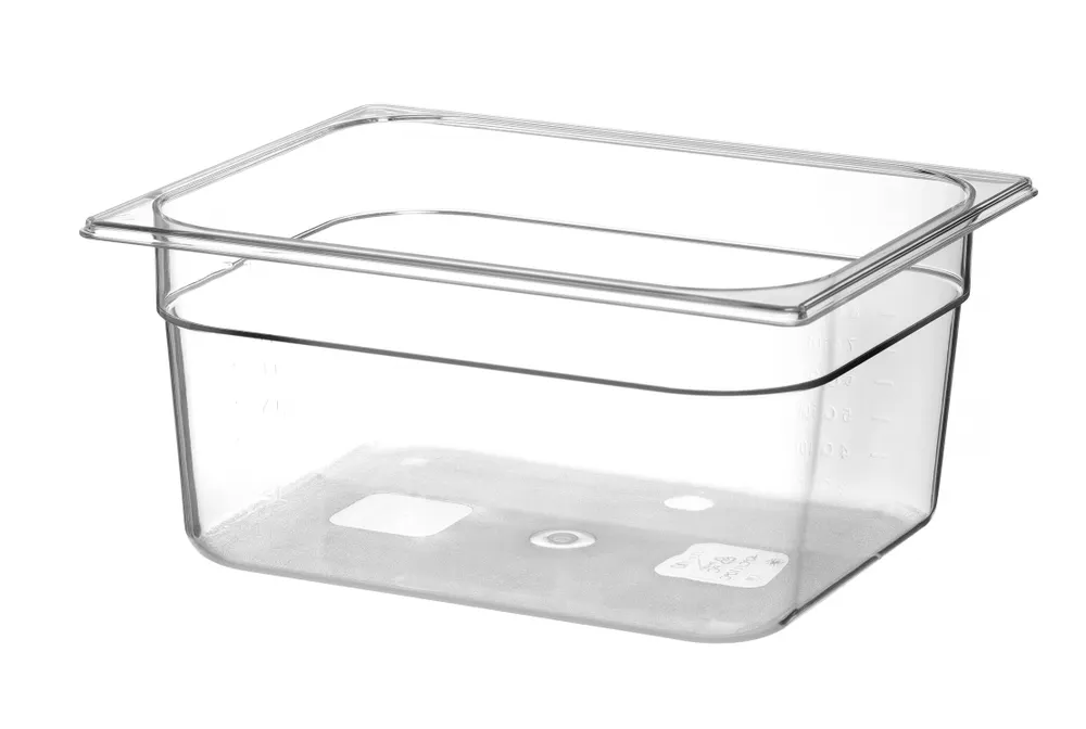 Vis Container GN 1/2 polycarbonate, HENDI, Profi Line, GN 1/2, 9,5L, Transparent, 325x265x(H)150mm, bilde 2