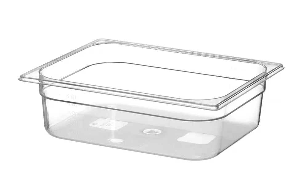 Vis Container GN 1/2 polycarbonate, HENDI, Profi Line, GN 1/2, 6,5L, Transparent, 325x265x(H)100mm, bilde 2