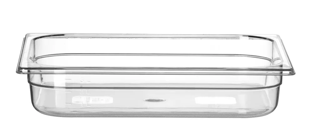 Container GN 1/2 polycarbonate, HENDI, Profi Line, GN 1/2, 4L, Transparent, 325x265x(H)65mm