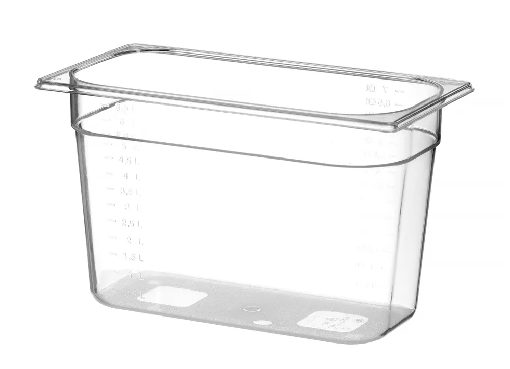 Vis Container GN 1/3 polycarbonate, HENDI, Profi Line, GN 1/3, 5,7L, Transparent, 325x176x(H)150mm, bilde 5