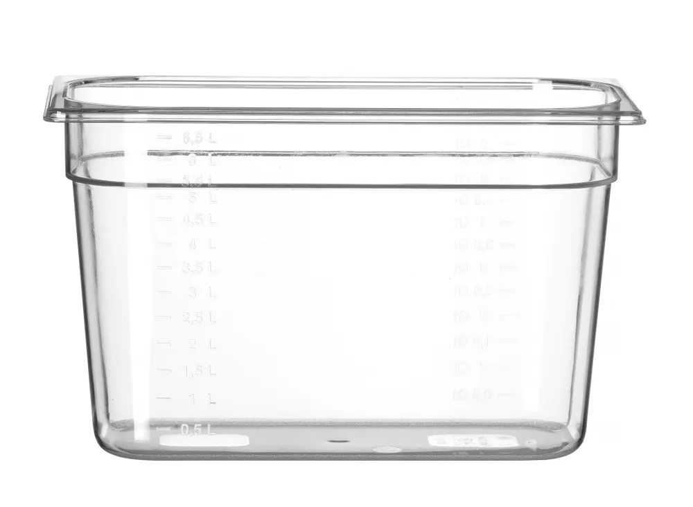 Vis Container GN 1/3 polycarbonate, HENDI, Profi Line, GN 1/3, 5,7L, Transparent, 325x176x(H)150mm, bilde 4