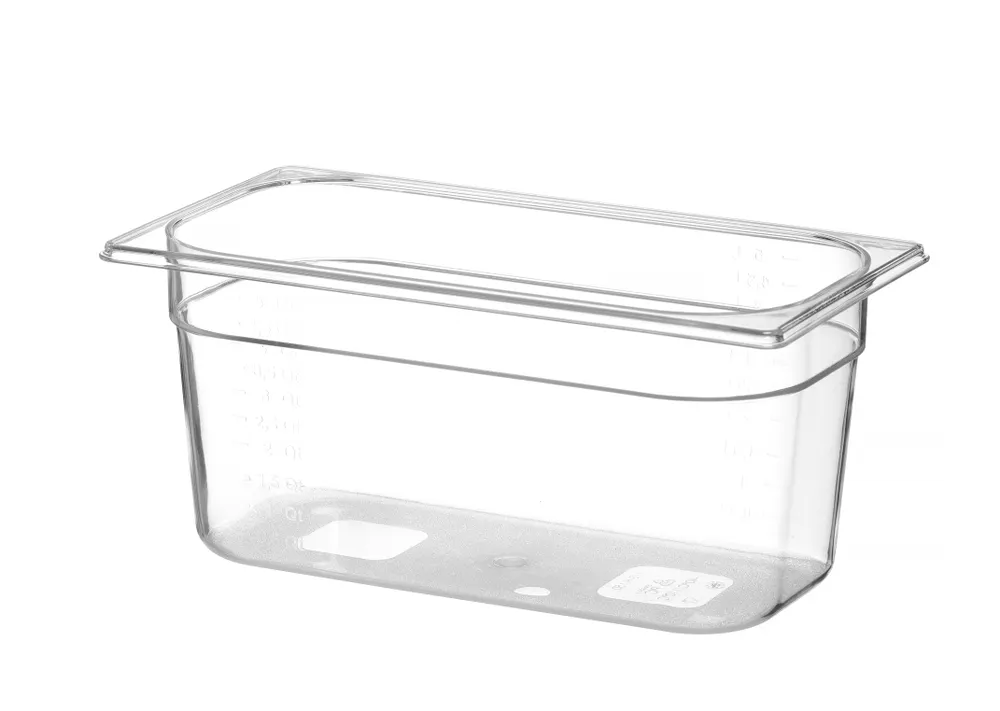 Vis Container GN 1/3 polycarbonate, HENDI, Profi Line, GN 1/3, 5,7L, Transparent, 325x176x(H)150mm, bilde 2