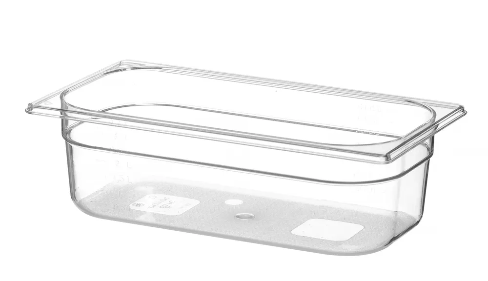 Vis Container GN 1/3 polycarbonate, HENDI, Profi Line, GN 1/3, 4L, Transparent, 325x176x(H)100mm, bilde 2