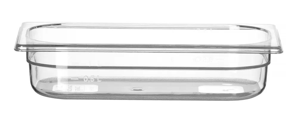 Container GN 1/3 polycarbonate, HENDI, Profi Line, GN 1/3, 2,5L, Transparent, 325x176x(H)65mm