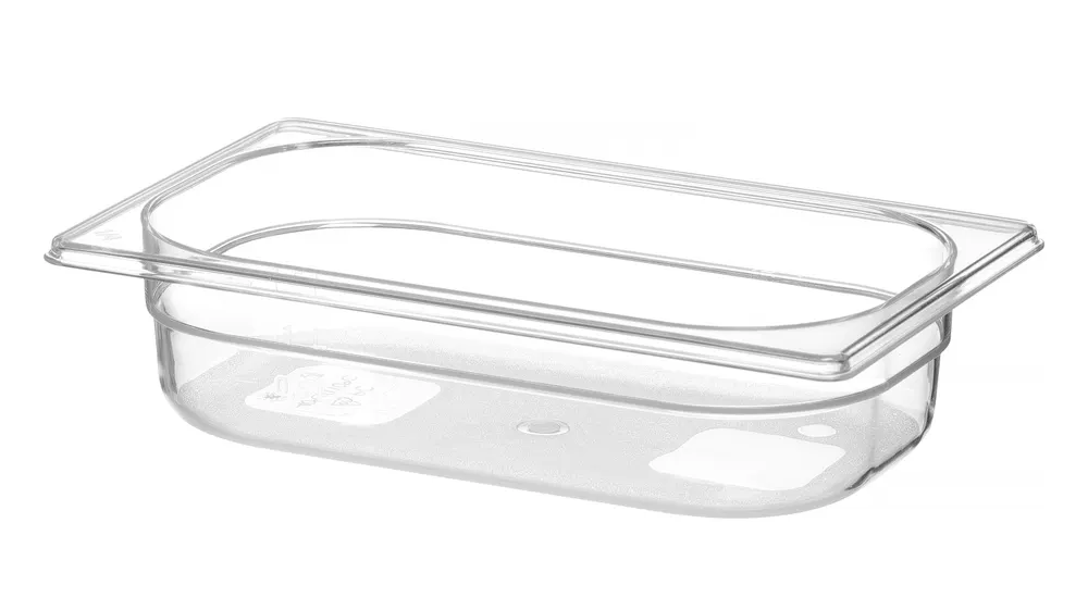 Vis Container GN 1/4 polycarbonate, HENDI, Profi Line, GN 1/4, 1,8L, Transparent, 265x162x(H)65mm, bilde 2