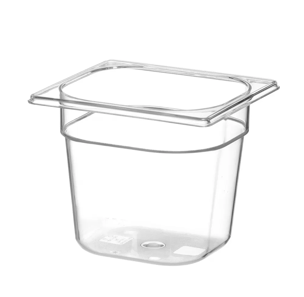 Vis Container GN 1/6 polycarbonate, HENDI, Profi Line, GN 1/6, 2,4L, Transparent, 176x162x(H)150mm, bilde 2