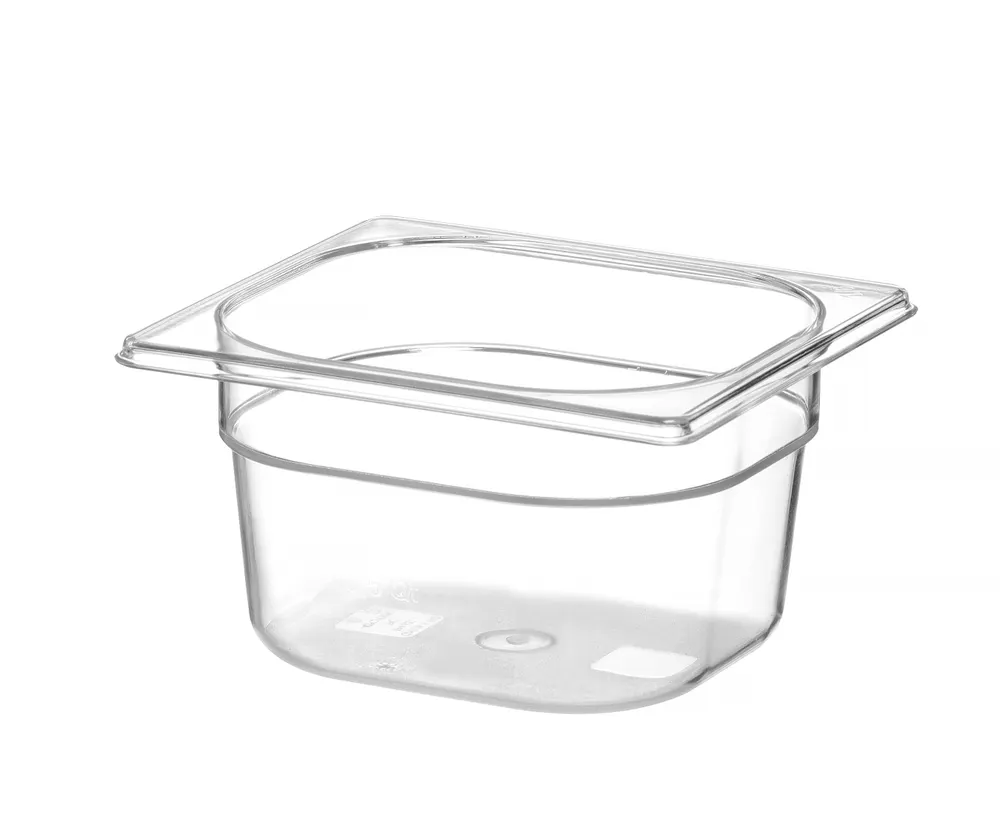Vis Container GN 1/6 polycarbonate, HENDI, Profi Line, GN 1/6, 1,6L, Transparent, 176x162x(H)100mm, bilde 2