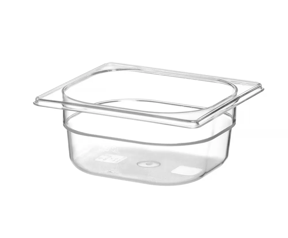 Vis Container GN 1/6 polycarbonate, HENDI, Profi Line, GN 1/6, 1L, Transparent, 176x162x(H)65mm, bilde 2
