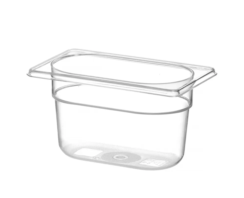 Vis Container GN 1/9 polycarbonate, HENDI, Profi Line, GN 1/9, 1L, Transparent, 176x108x(H)100mm, bilde 2