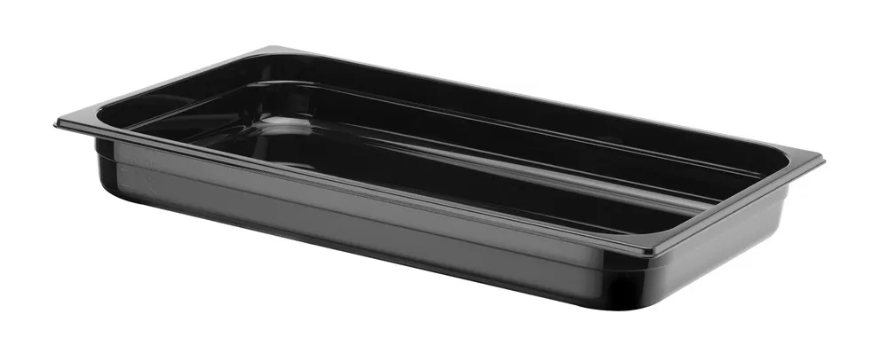 Vis Container GN 1/1 black polycarbonate, HENDI, Profi Line, GN 1/1, 9L, Black, 530x325x(H)65mm, bilde 2