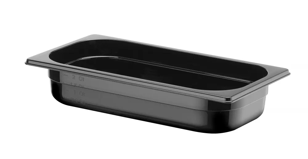 Vis Container GN 1/3 black polycarbonate, HENDI, Profi Line, GN 1/3, 2,5L, Black, 325x176x(H)65mm, bilde 2