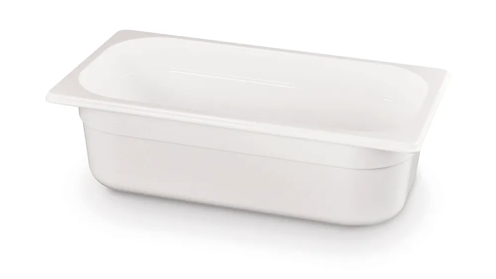 Vis Container GN 1/3 white polycarbonate, HENDI, GN 1/3, 5,7L, White, 325x176x(H)150mm, bilde 4