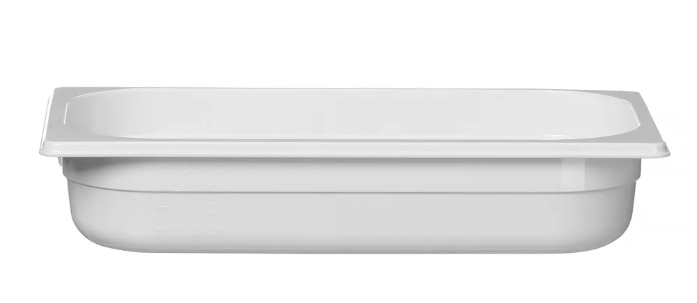Container GN 1/3 white polycarbonate, HENDI, GN 1/3, 2,5L, White, 325x176x(H)65mm