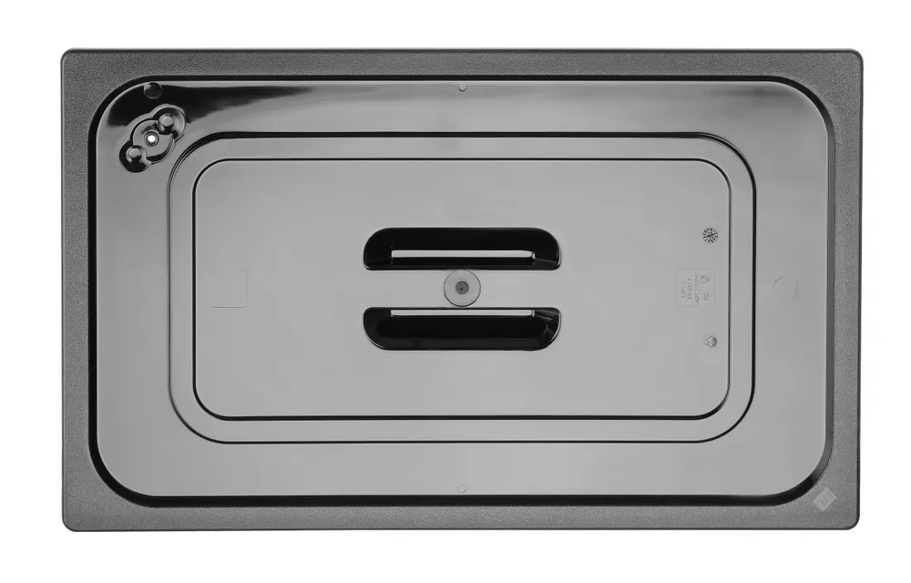 Vis Lid for GN containers black polycarbonate, HENDI, GN 1/3, Black, 325x176mm, bilde 5