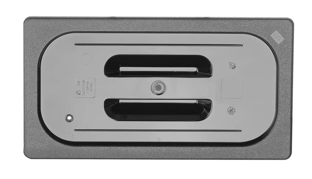 Vis Lid for GN containers black polycarbonate, HENDI, GN 1/3, Black, 325x176mm, bilde 3