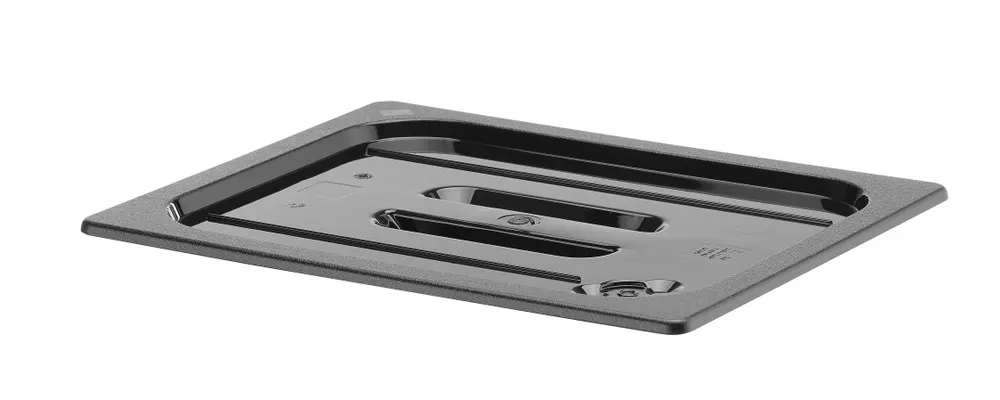 Lid for GN containers black polycarbonate, HENDI, GN 1/2, Black, 325x265mm