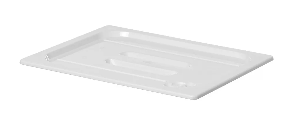 Lid for GN containers white polycarbonate, HENDI, GN 1/2, White, 265x325mm