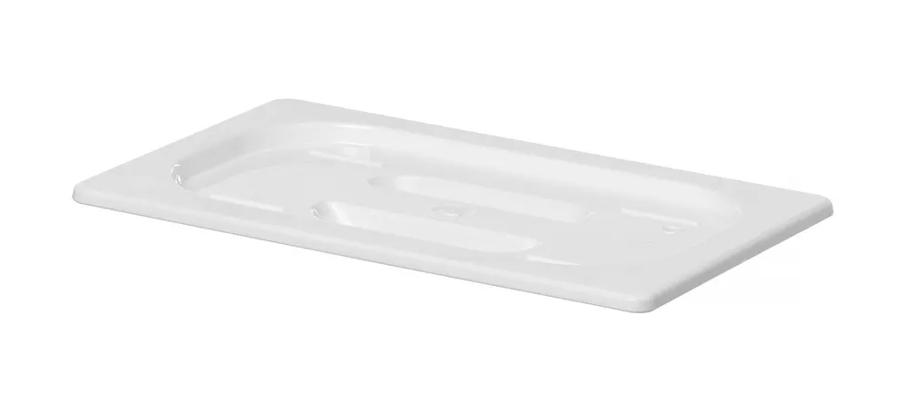 Lid for GN containers white polycarbonate, HENDI, GN 1/4, White, 265x162mm
